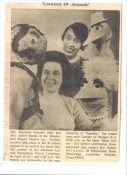 Puppeteers Nancy and Alice with puppets Dimples and Ossie and Theodosia 1974 Announcement - Wonderland Puppet Theater (02)