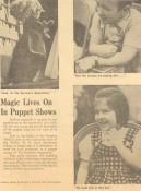 Wonderland Puppet Theater - The Sorcerers Apprentice - News clipping