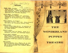 Wonderland Theater - The Dance Contest Playbill Front - 11-09-63-edit